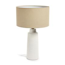 Лампа La Forma (ех Julia Grup) Mijal Керамическая настольная лампа с белой отделкой арт. 145991