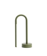 Лампа La Forma (ех Julia Grup) Переносная настольная лампа Bow из зеленого алюминия арт. 425187