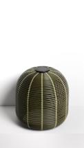 Лампа La Forma (ех Julia Grup) Уличный светильник Garoina из зеленого искусственного ротанга Ø50 см арт. 482556