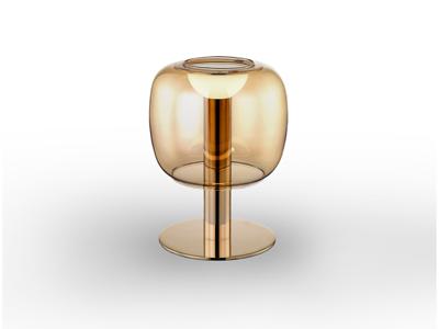 Лампа Schuller Настольная лампа Icon золотой/янтарный арт. 250737