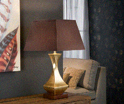 Лампа Schuller Deco Настольная лампа маленькая золотая 1L. арт. 218112