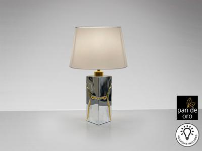 Лампа Schuller Ocean Настольная лампа 1L хром-золотой арт. 465837