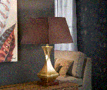 Лампа Schuller Deco Настольная лампа маленькая золотая 1L. арт. 218112