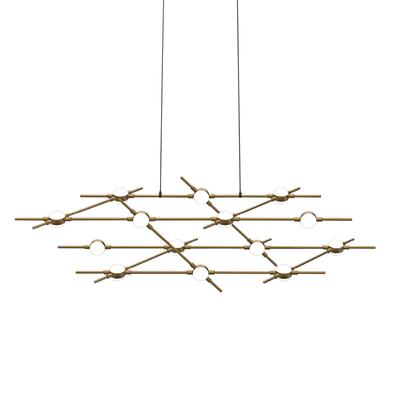 Люстра Delight Collection Люстра Molecular 14 black/gold арт. MD18001067-14A  black/gold