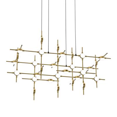 Люстра Delight Collection Люстра Molecular 30 black/gold арт. MD18001067-30A  black/gold