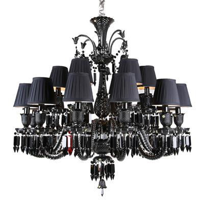 Люстра Delight Collection Люстра Baccarat 12+6 black арт. ZZ86303BK-12+6