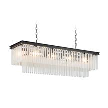 Люстра Delight Collection Люстра Odeon 10C/P black/frost арт. KR0387P-10C/P black/frost