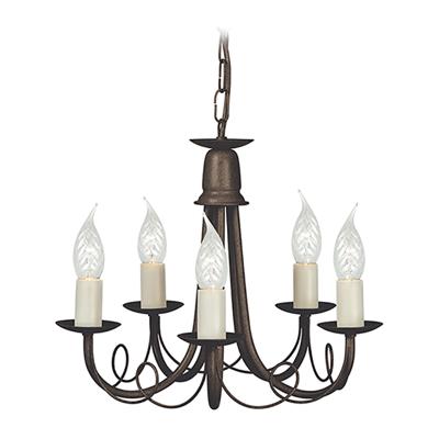 Люстра Elstead Lighting Люстра Elstead Interior, Арт. MN5-BLK-GOLD арт. MN5-BLK-GOLD