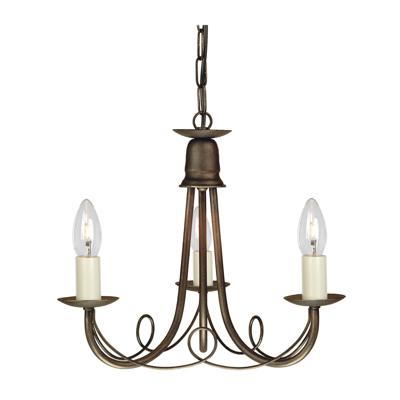 Люстра Elstead Lighting Люстра Elstead Interior, Арт. MN3-BLK-GOLD арт. MN3-BLK-GOLD