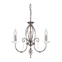Люстра Elstead Lighting Люстра Elstead Interior, Арт. AG3-POL-NICKEL арт. AG3-POL-NICKEL