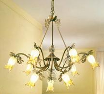 Люстра Possoni Illuminazione  1597/6+3 BR/ANT