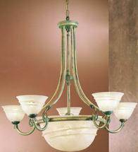 Люстра Possoni Illuminazione  1959/1 VERDE