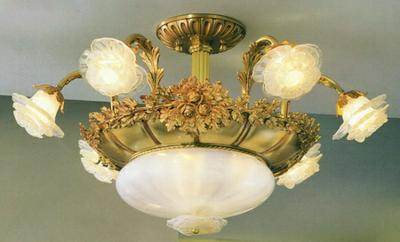 Люстра Possoni Illuminazione  701/6+2SF ORO/FR
