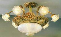 Люстра Possoni Illuminazione  701/6+2SF ORO/FR