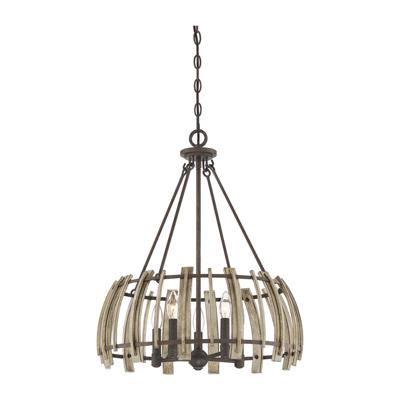 Люстра Quoizel Люстра Quoizel, Арт. QZ-WOOD-HOLLOW-5P арт. QZ-WOOD-HOLLOW-5P