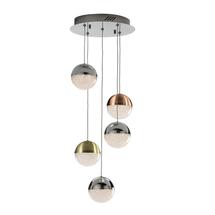 Люстра Schuller Подвесной светильник Sphere 5L LED разноцветный арт. 098214