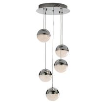 Люстра Schuller Подвесной светильник Sphere 5L LED DIM Ø33 хром арт. 098232