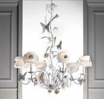 Люстра Villari CAMELIA & BUTTERFLY CHANDELIER 6 LIGHTS