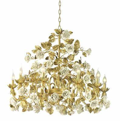 Люстра Villari ROSES CHANDELIER 10 LIGHTS