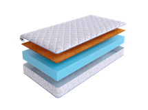 Матрас Skysleep Матрас SkySleep ROLLER Cotton 14 Cocos 200x200 арт. 2805