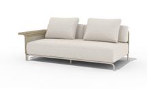 Модуль 4SIS "Мальдивы" плетеный правый модуль дивана, цвет соломенный арт. A508B2