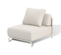 Модуль 4SIS "Мальдивы" плетеный центральный модуль дивана, цвет соломенный арт. A508A2