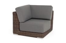 Модуль 4SIS "Капри" модуль диванный угловой с подушками, цвет коричневый арт. YH-C1875W brown