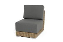 Модуль 4SIS "Капри" модуль диванный прямой с подушками, цвет соломенный арт. YH-C1855W