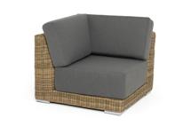 Модуль 4SIS "Капри" модуль диванный угловой с подушками, цвет соломенный арт. YH-C1875W