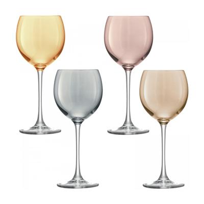 Набор LSA International Набор бокалов для вина polka, 400 мл, разноцветный, 4 шт. арт. G932-14-960