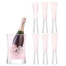 Набор LSA International Набор для шампанского moya малый, розовый, 7 пред. арт. G1372-00-436