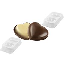 Набор Silikomart Набор термоформованных форм для шоколада и конфет secret love, 2 шт. арт. 70.609.99.0065