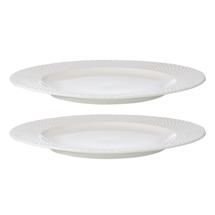 Набор Tkano Набор из двух тарелок белого цвета с фактурным рисунком из коллекции essential, 27см арт. TK22-TW_PL0005