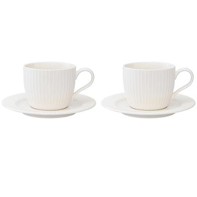 Набор ЯЯЯ Набор чайных пар soft ripples, dual glazing, 250 мл, 2 шт. арт. LJ000011