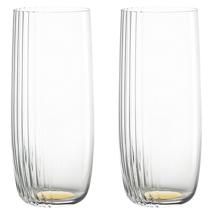 Набор ЯЯЯ Набор стаканов alice в подарочной упаковке, 370 мл, золотистые, 2 шт. арт. LJ0000141