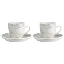 Набор ЯЯЯ Набор чайных пар marble, 250 мл, 2 шт. арт. LJ_RM_CU250