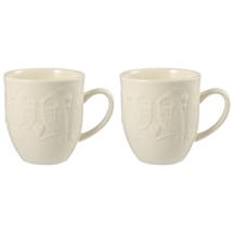 Набор ЯЯЯ Набор кружек birds of paradise, 500 мл, кремовые, 2 шт. арт. CZ-LJ-CP-CR-500-Set2