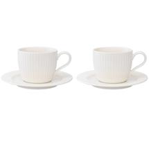 Набор ЯЯЯ Набор чайных пар soft ripples, dual glazing, 250 мл, 2 шт. арт. LJ000011