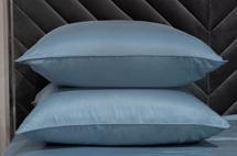 Наволочка Garda Decor 180JOD-18016 Комплект наволочек  бамбук, сине-зеленый 70*70 (2шт) арт. 180JOD-18016