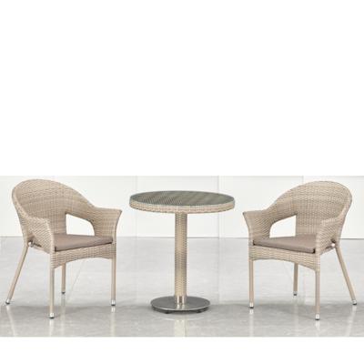 Обеденная группа Афина Комплект мебели T601/Y79C-W85 Latte (2+1) арт. T601/Y79C-W85 Latte 2Pcs