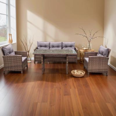 Обеденная группа Афина Комплект плетеной мебели  AFM-305AL Brown арт. AFM-305AL Brown