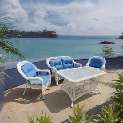 Обеденная группа Афина Комплект плетеной мебели T130-LV520 White арт. T130-LV520 White