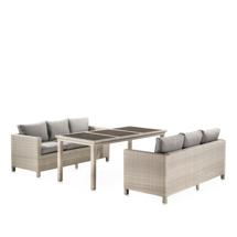 Обеденная группа Афина Комплект плетеной мебели  T365/S65C-W85 Latte арт. T365/S65C-W85 Latte