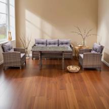 Обеденная группа Афина Комплект плетеной мебели  AFM-305AL Brown арт. AFM-305AL Brown