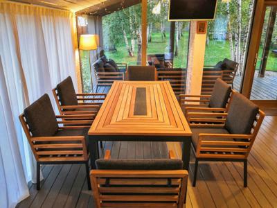 Обеденная группа IDEAL PATIO Обеденная группа EGMONT стол тик 180 арт. EGM.2017718