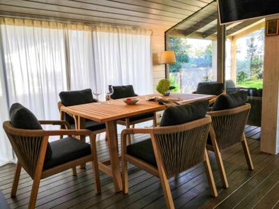 Обеденная группа IDEAL PATIO Обеденная группа ЛЕОНОРЕН каркас тик / стол тик 180 арт. LEO.2038718