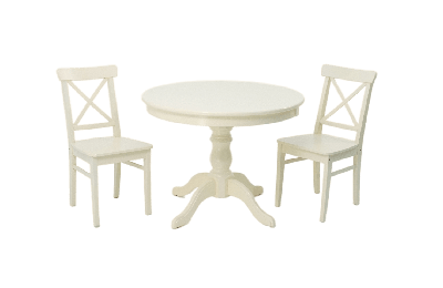 Обеденная группа ZiP-mebel Обеденная группа Брамос К 100 слоновая кость со стульями Ингольф слоновая кость арт. F001001S00X2R100741S00