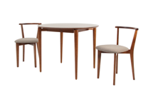Обеденная группа ZiP-mebel Стол Pawook К 100 орех со стульями Франк ПМ орех/гусиная лапка арт. F004182W00X2R101712W12