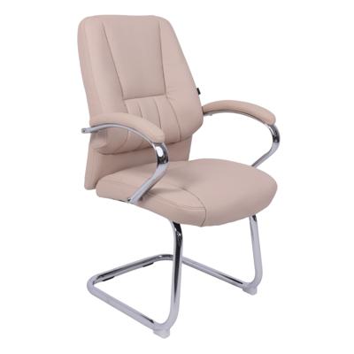 Офисное кресло AksHome Стул King, бежевый, экокожа арт. ZN-126740