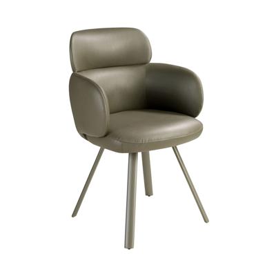 Офисное кресло Angel Cerda Поворотное кресло 4202 из экокожи оливково-зеленого цвета арт. 504110